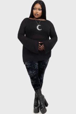 Midnight Rose Leggings 11 Midnight Rose Leggings -Kill Star Store MidnightRoseLeggings PLUS B