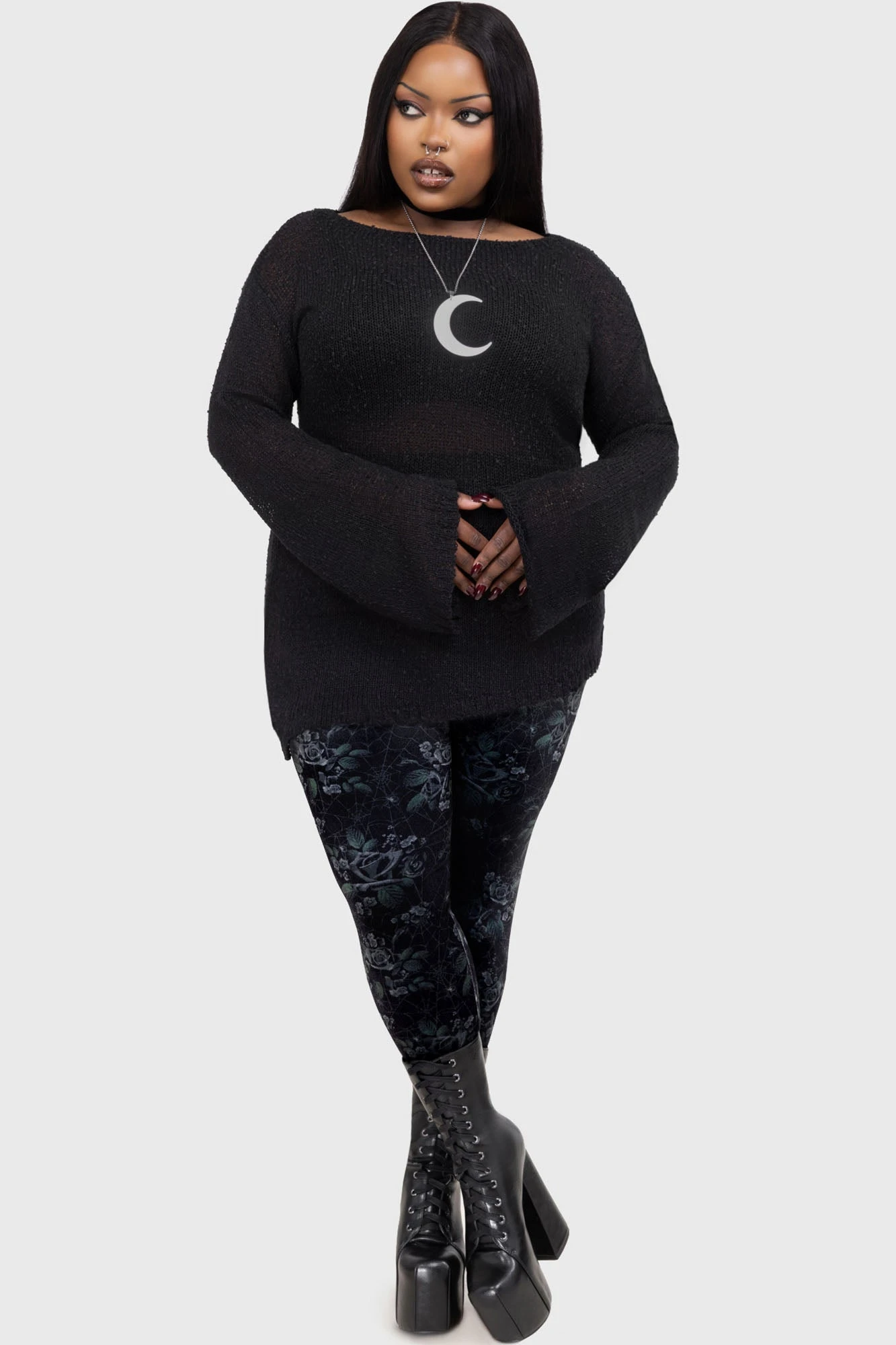 Midnight Rose Leggings 6 Midnight Rose Leggings - Image 6