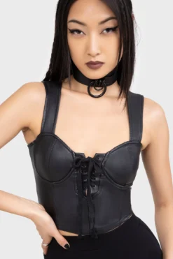 Moonless Corset Top -Kill Star Store MoonlessCorsetTop E