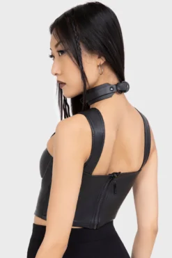 Moonless Corset Top -Kill Star Store MoonlessCorsetTop F