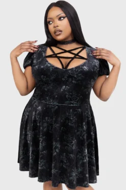 Moonlit Pentacle Dress -Kill Star Store MoonlitPentacleDress PLUS C