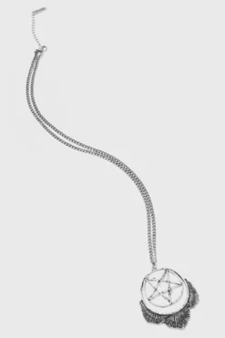 KILLSTAR Mushroom Ritual Pendant - Gothic Statement Necklace -Kill Star Store Mushroom Ritual Pendant G