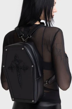 KILLSTAR Nail In The Coffin Backpack 7 KILLSTAR Nail In The Coffin Backpack -Kill Star Store NAILINTHECOFFINBACKPACK B