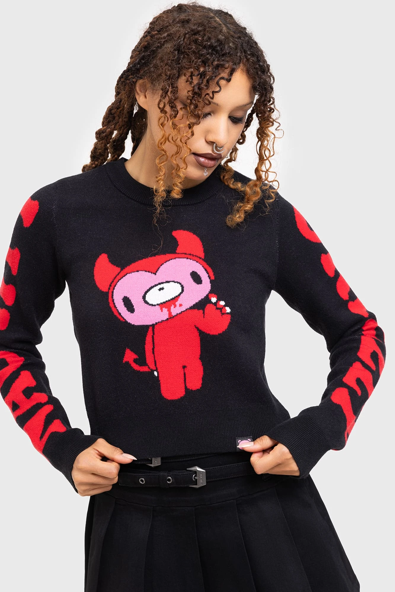 KILLSTAR Naughty Grizzly Knit Sweater 2 KILLSTAR Naughty Grizzly Knit Sweater - Image 2