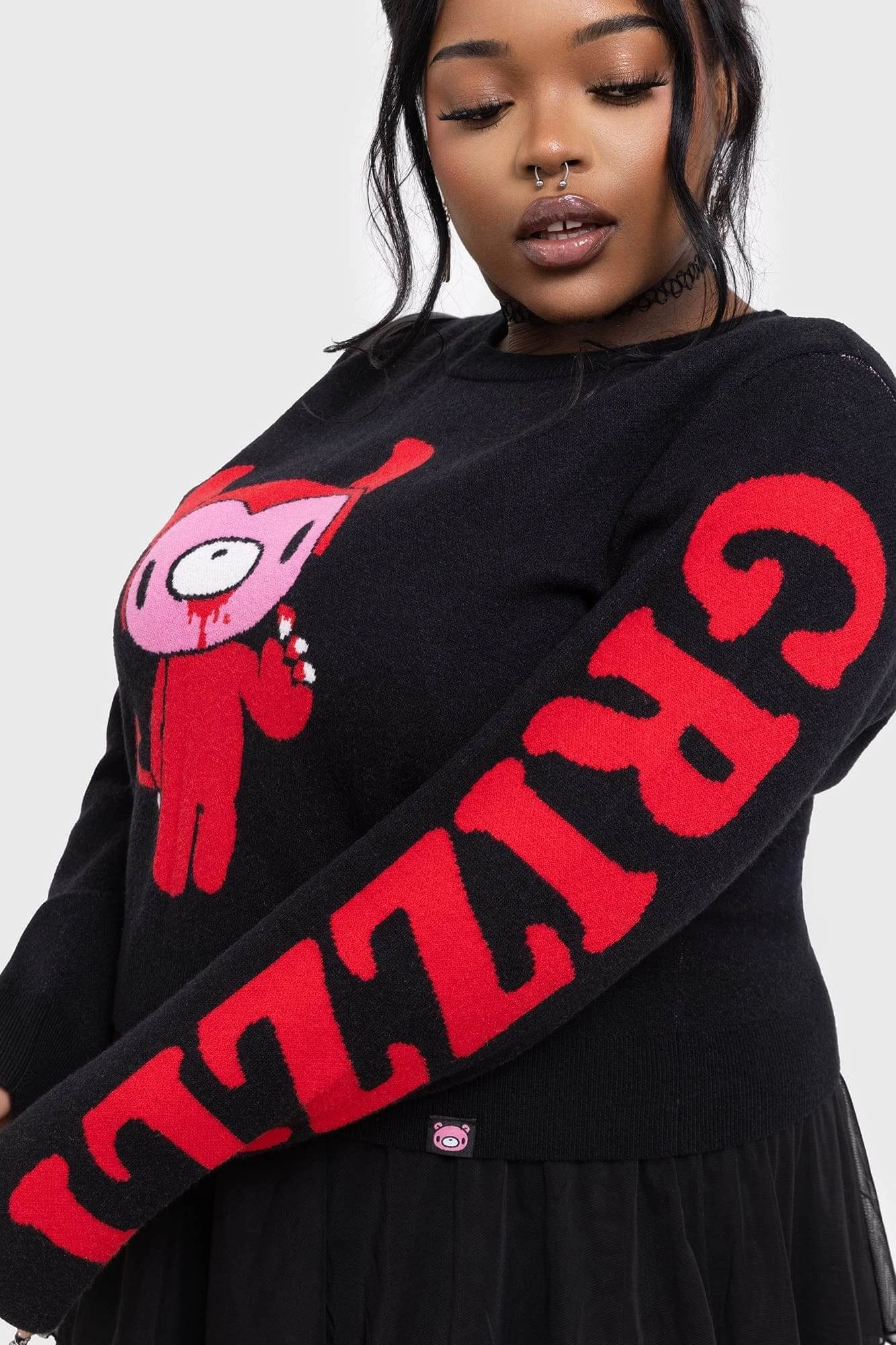 KILLSTAR Naughty Grizzly Knit Sweater 7 KILLSTAR Naughty Grizzly Knit Sweater - Image 7