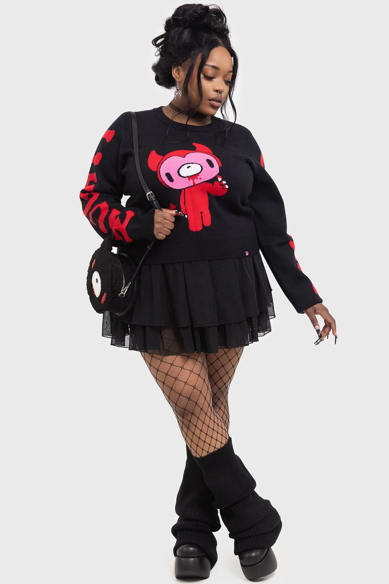 KILLSTAR Naughty Grizzly Knit Sweater 8 KILLSTAR Naughty Grizzly Knit Sweater - Image 8