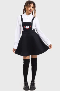 KILLSTAR Naughty Grizzly Pinafore Dress