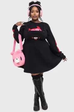 KILLSTAR Naughty Grizzly Pinafore Dress -Kill Star Store NAUGHTY GRIZZLY PINAFORE DRESS PLUS W B d20b4cfa d603 44e4 bd93 b2c9fe01acd0