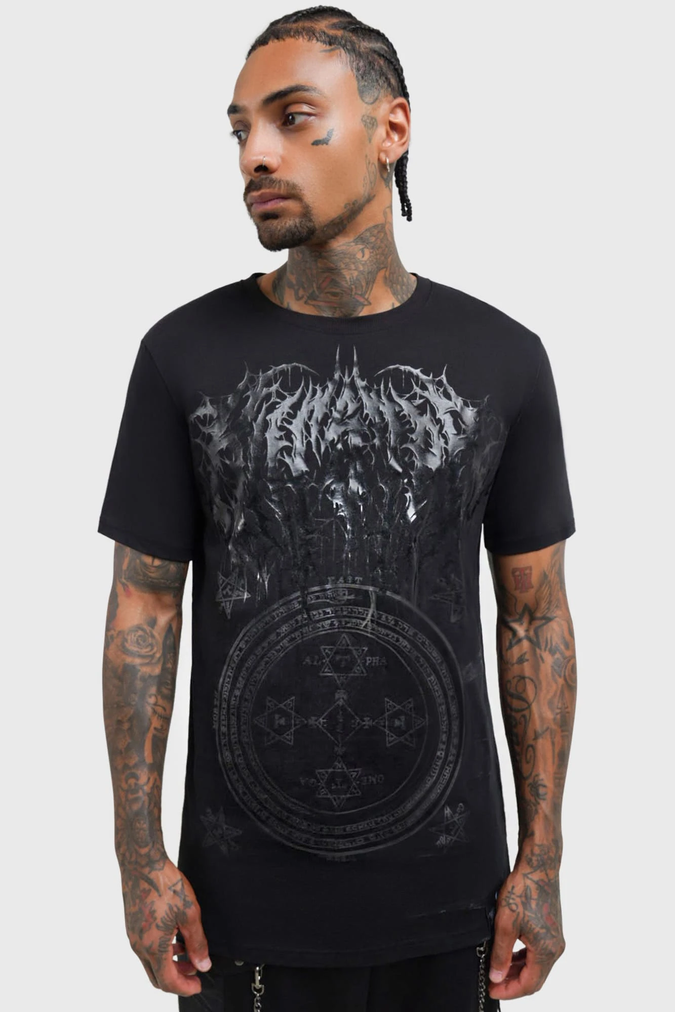 KILLSTAR Neither Nights T-Shirt - Men's Gothic Graphic Tee 1 KILLSTAR Neither Nights T-Shirt - Men's Gothic Graphic Tee