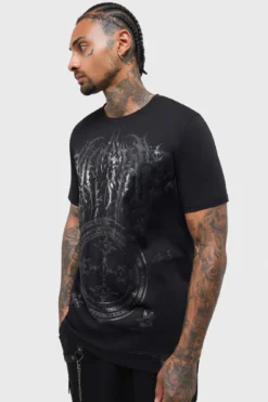KILLSTAR Neither Nights T-Shirt - Men's Gothic Graphic Tee 9 KILLSTAR Neither Nights T-Shirt - Men's Gothic Graphic Tee -Kill Star Store NEITHER NIGHTS T SHIRT W E