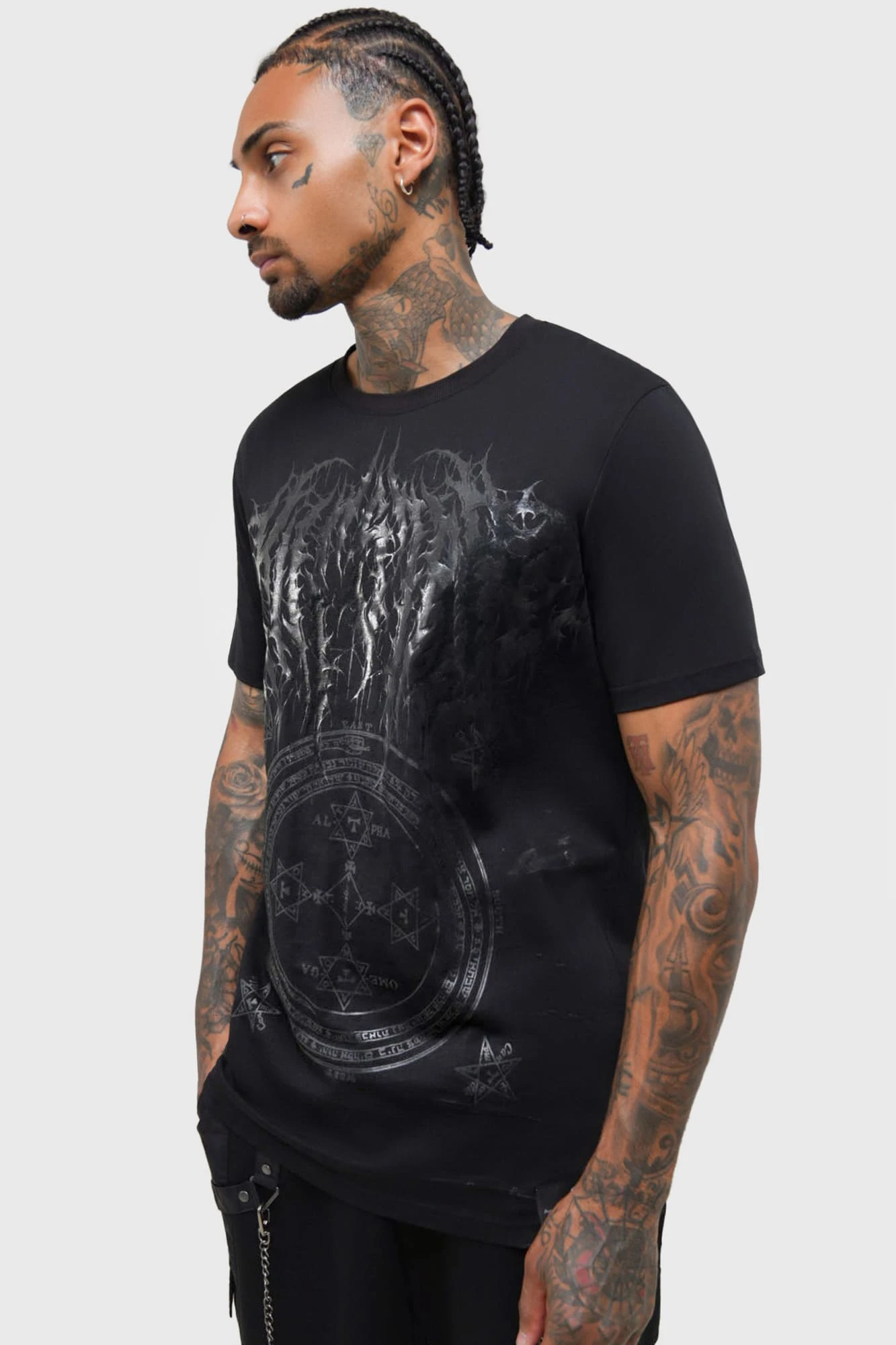 KILLSTAR Neither Nights T-Shirt - Men's Gothic Graphic Tee 4 KILLSTAR Neither Nights T-Shirt - Men's Gothic Graphic Tee - Image 4