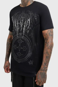 KILLSTAR Neither Nights T-Shirt - Men's Gothic Graphic Tee 8 KILLSTAR Neither Nights T-Shirt - Men's Gothic Graphic Tee -Kill Star Store NEITHER NIGHTS T SHIRT W F