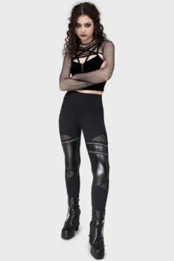 Neo Noir Leggings -Kill Star Store NEO NOIR LEGGINGS D 1