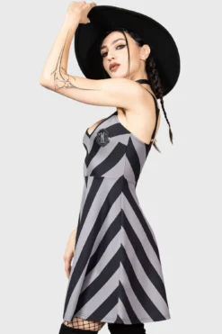 KILLSTAR x Wednesday Nevermore Mini Dress -Kill Star Store NEVERMORE MINI DRESS W F