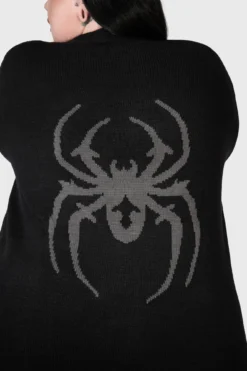 Killstar Next Regret Knit Cardigan [Plus Size] -Kill Star Store NEXT REGRET CARDIGAN PLUS W E