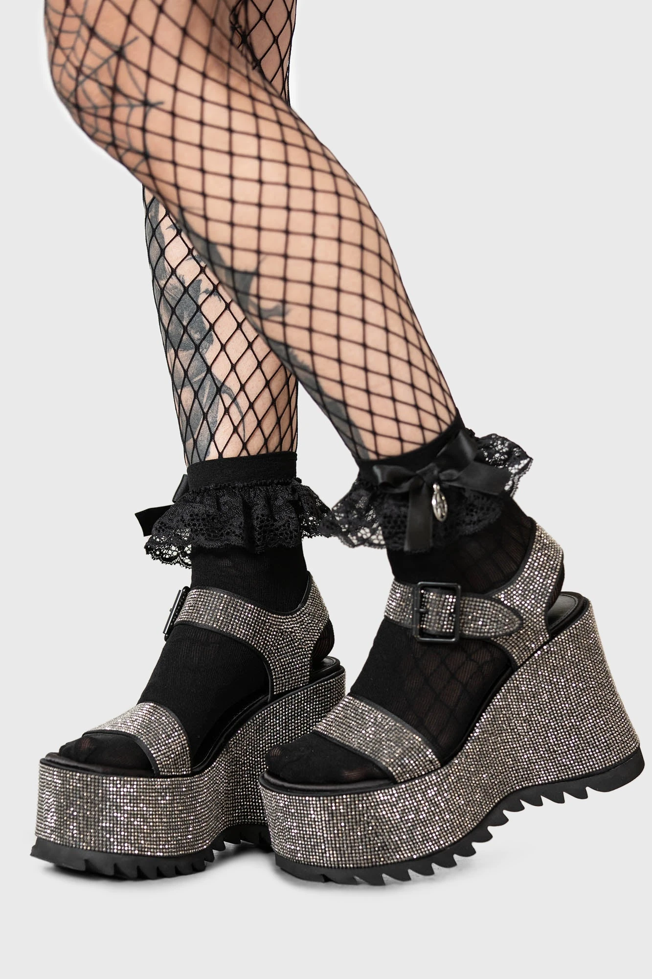 Killstar Night Queen Diamanté Platform Sandal 1 Killstar Night Queen Diamanté Platform Sandal