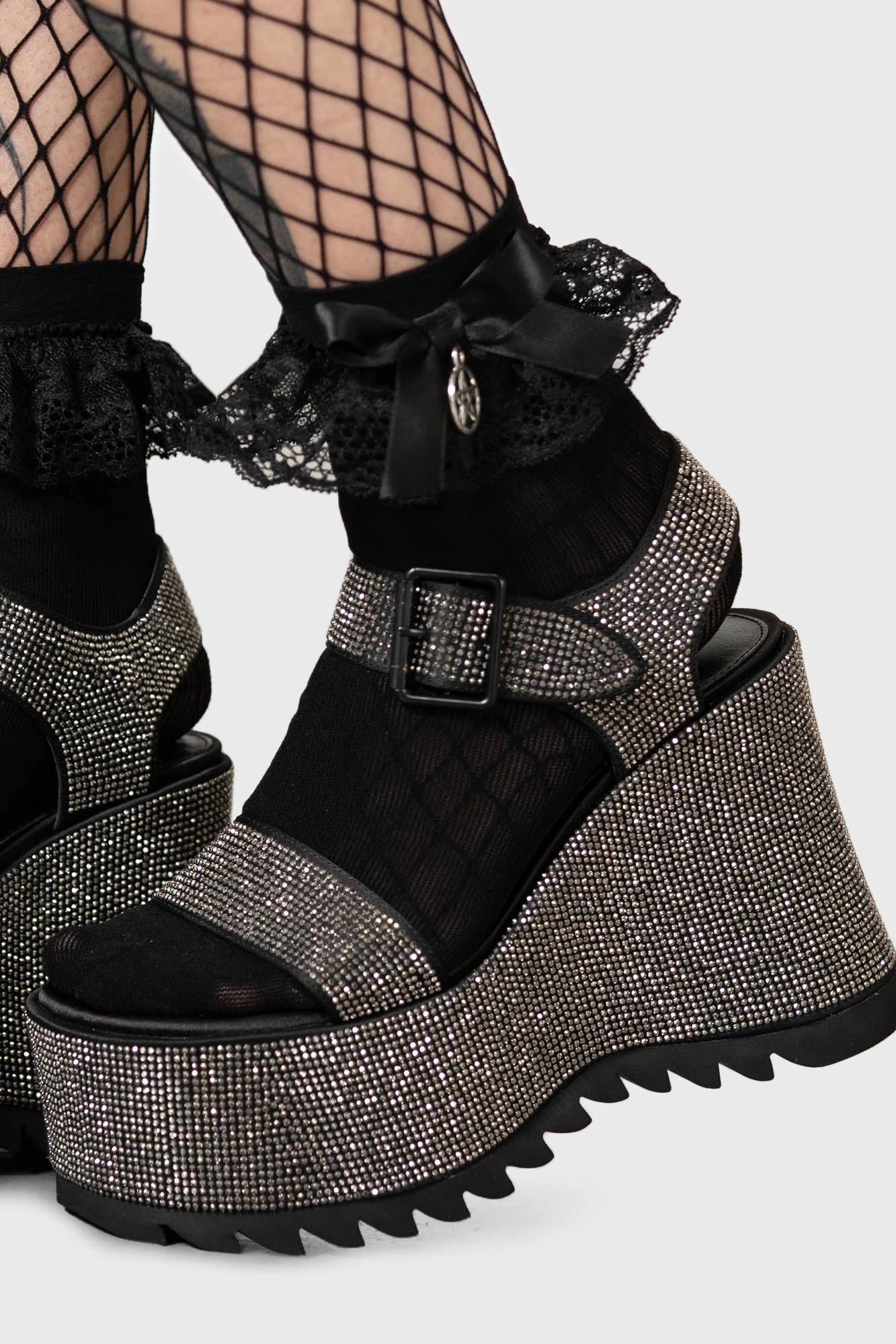 Killstar Night Queen Diamanté Platform Sandal 2 Killstar Night Queen Diamanté Platform Sandal - Image 2