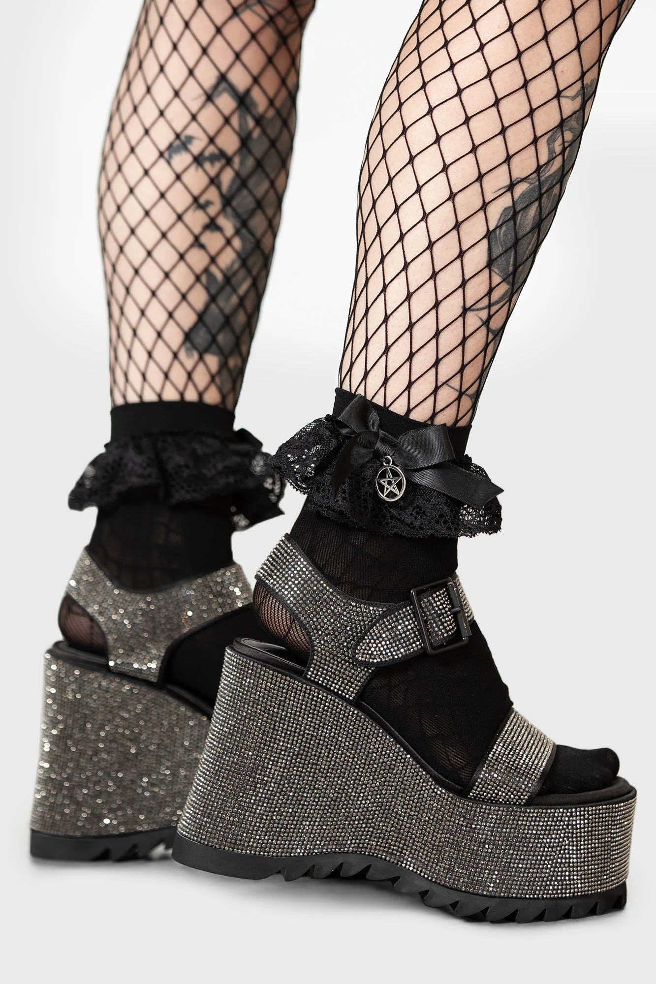 Killstar Night Queen Diamanté Platform Sandal 4 Killstar Night Queen Diamanté Platform Sandal - Image 4