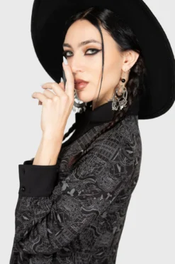 KILLSTAR x Wednesday Nightshade Society Mini Dress -Kill Star Store NIGHTSHADE SOCIETY MINI DRESS W D