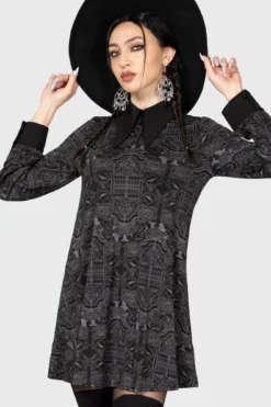 KILLSTAR x Wednesday Nightshade Society Mini Dress -Kill Star Store NIGHTSHADE SOCIETY MINI DRESS W E