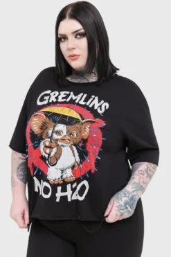 KILLSTAR x Gremlins No H20 Short Sleeve Top -Kill Star Store NO H20 SHORT SLEEVE TOP PLUS W C 646461a0 1114 4823 ab56 20e615e4d314