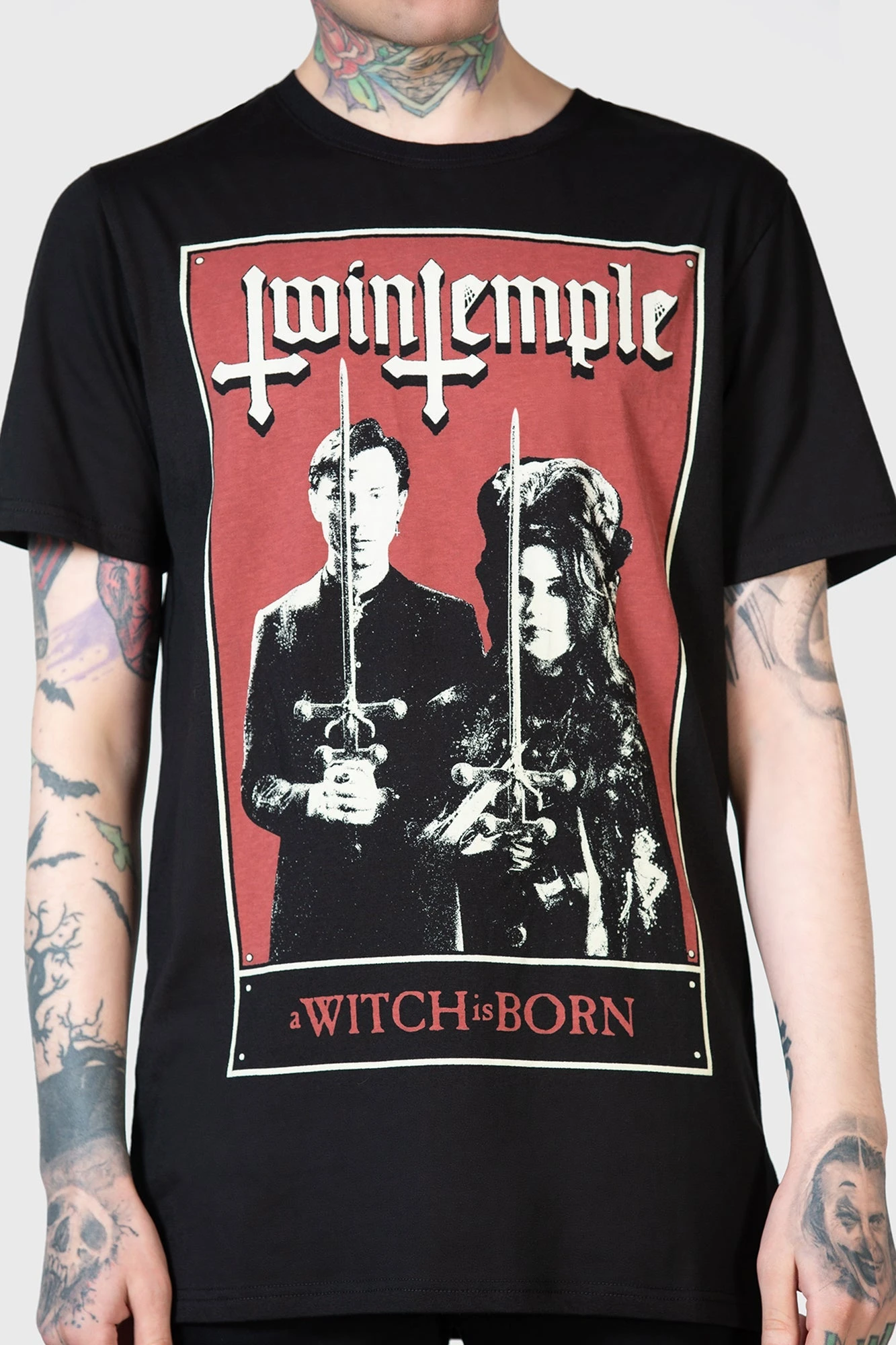 KILLSTAR Noctem Twin Temple Unisex T-Shirt 2 KILLSTAR Noctem Twin Temple Unisex T-Shirt - Image 2