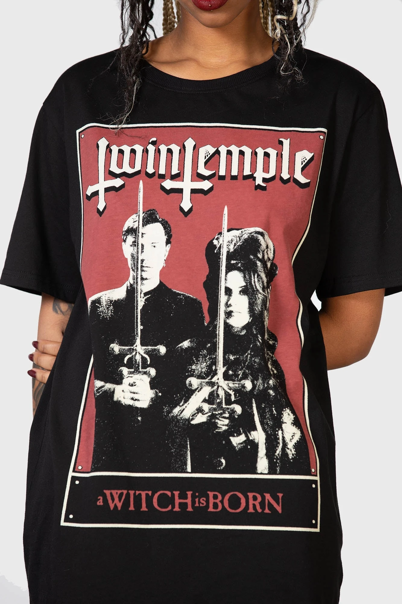 KILLSTAR Noctem Twin Temple Unisex T-Shirt 3 KILLSTAR Noctem Twin Temple Unisex T-Shirt - Image 3