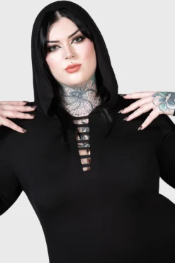 Nocturnal Queen Mini Dress [PLUS] -Kill Star Store NOCTURNAL QUEEN MINI DRESS PLUS W D