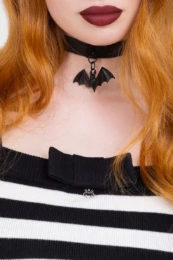 Noir Nancy Bardot Sweater -Kill Star Store NOIRNANCYBARDOTSWEATER E