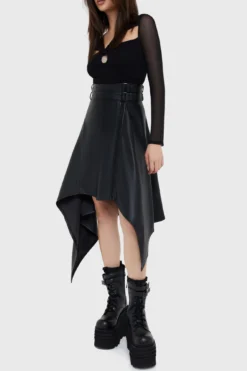 Noir Ruin Skirt 11 Noir Ruin Skirt -Kill Star Store NOIRRUINSKIRT E