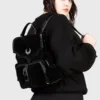 Killstar Nyah Moon Backpack - Velvet & Gloss Gothic Bag