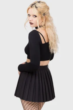 KILLSTAR Nightshade's Curse Mini Skirt - Black -Kill Star Store Nightshade s Curse Mini Skirt BLACK D