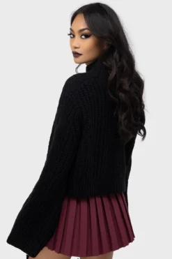 Killstar Nightshade's Curse Mini Skirt - Dark Red -Kill Star Store Nightshade s Curse Mini Skirt BURGUNDY E