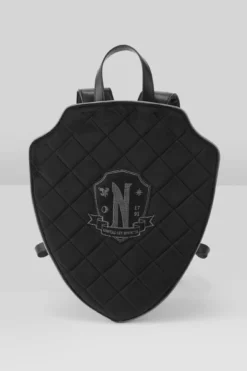 Killstar x Wednesday Not Friends Material Backpack - Nevermore Edition -Kill Star Store Not Friends Material Backpack