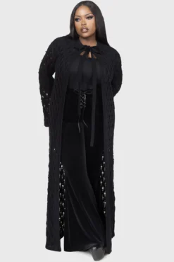 Nymeria Cardigan [BLACK] -Kill Star Store Nymeria Cardigan BLACK PLUS D