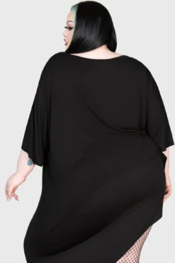 KILLSTAR Old Magick Plus Size Top with Hanky Hem -Kill Star Store OLD MAGICK TOP PLUS W E
