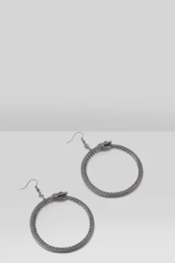 Killstar Ouroborous Curse Statement Earrings -Kill Star Store OROUROBOUS CURSE EARRINGS W E