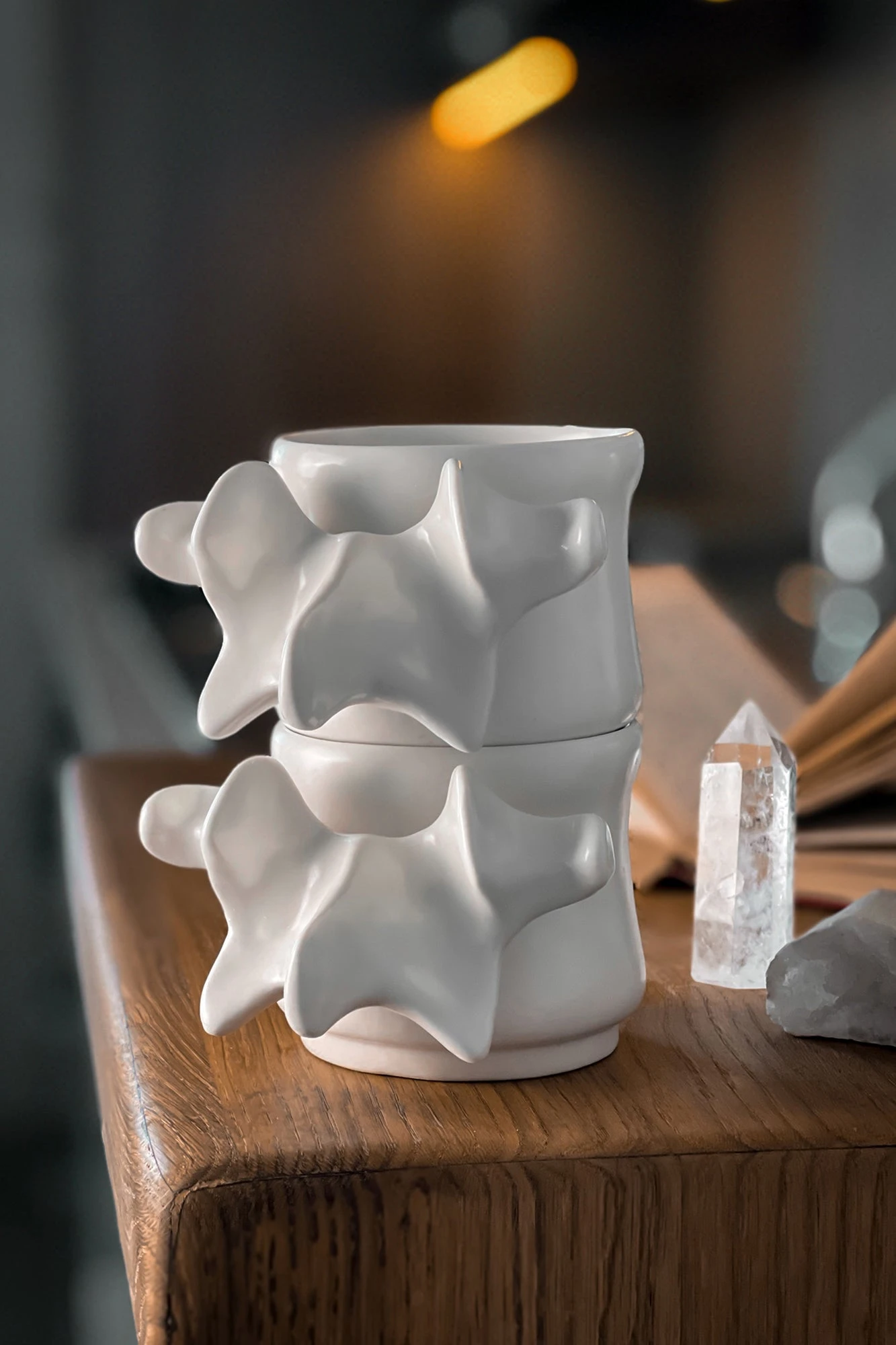 Ossuary Stackable Cups (Set Of 2) 2 Ossuary Stackable Cups (Set Of 2) - Image 2