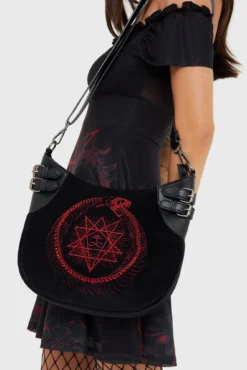 Alchemy Ouroboros Infinitus Handbag - Killstar Collaboration -Kill Star Store OUROBOROSINFINITUSHANDBAG C