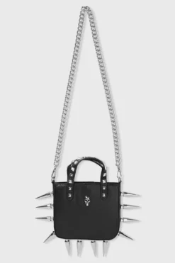 KILLSTAR Off Kilter Handbag with Spikes & Skull Detail