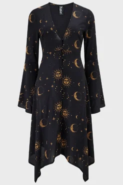 Orbit Dress -Kill Star Store OrbitDress BlackGold 1