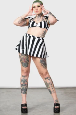 KILLSTAR Pantha's Prowl Swim Skirt 9 KILLSTAR Pantha's Prowl Swim Skirt -Kill Star Store PANTHAS PROWL SWIM SKIRT W D