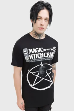 Killstar Paperback Men's Statement Graphic T-Shirt -Kill Star Store PAPERBACK T SHIRT W F 1