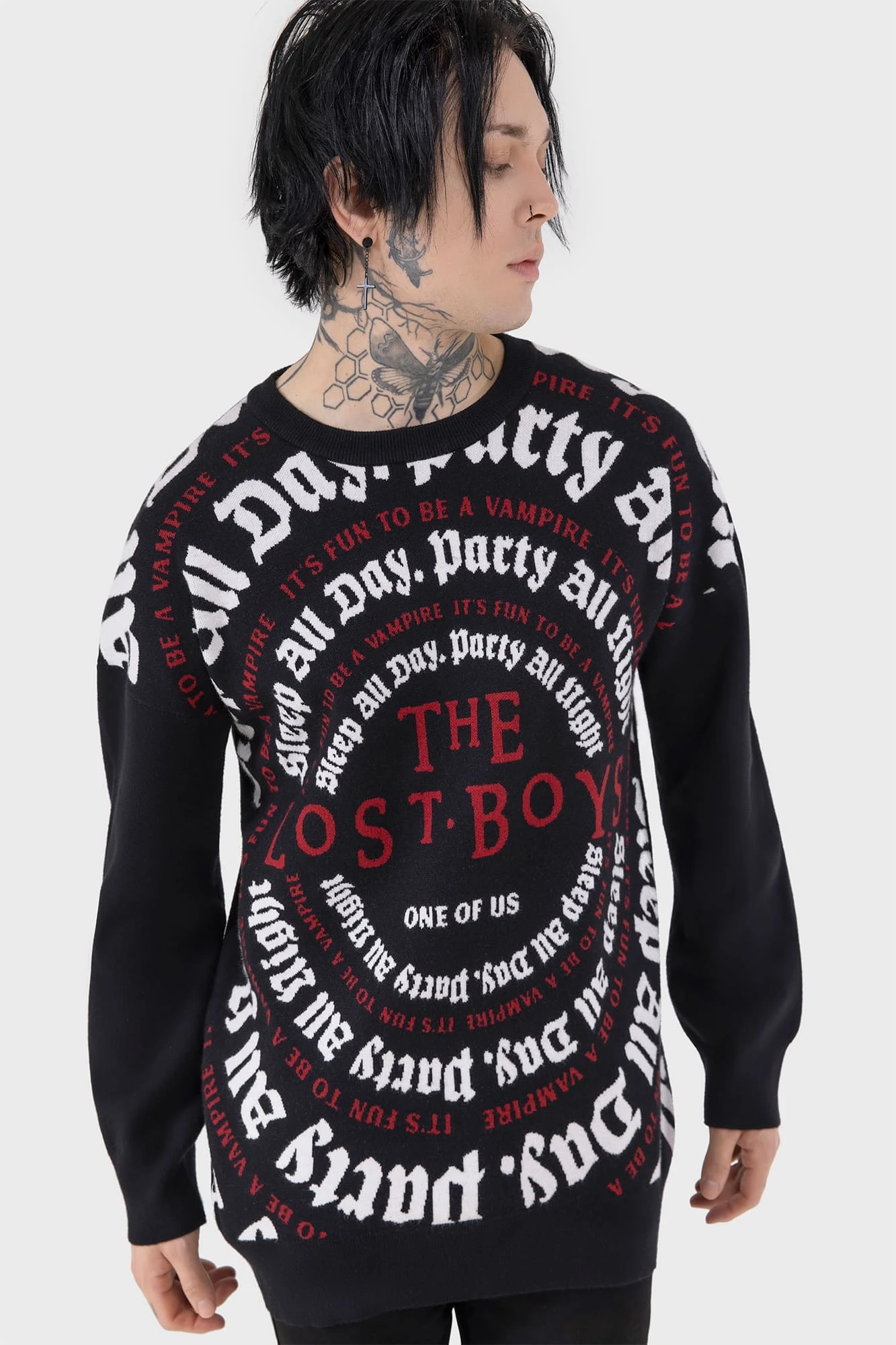 Killstar x The Lost Boys 'Party All Night' Knit Sweater 5 Killstar x The Lost Boys 'Party All Night' Knit Sweater - Image 5