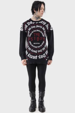 Killstar x The Lost Boys 'Party All Night' Knit Sweater 8 Killstar x The Lost Boys 'Party All Night' Knit Sweater -Kill Star Store PARTY ALL NIGHT SWEATER M D