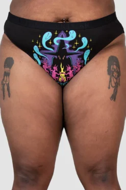 Killstar Party Time Plus Size Panty - Alternative Gothic Lingerie