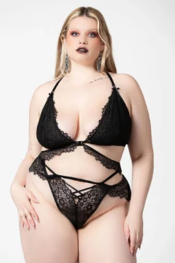 KILLSTAR Phantom Lace Bra - Plus Size Gothic Lingerie