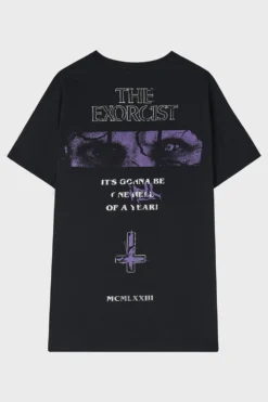 KILLSTAR x The Exorcist Power Of The Devil Graphic T-Shirt -Kill Star Store POWEROFTHEDEVILT SHIRT BLACK 2