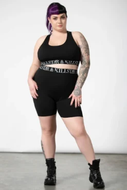 Killstar Prime Time Plus Size Bike Shorts