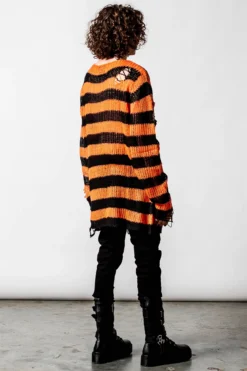 Pumpkin Knit Sweater -Kill Star Store PUMPKIN KNIT SWEATER MENS D